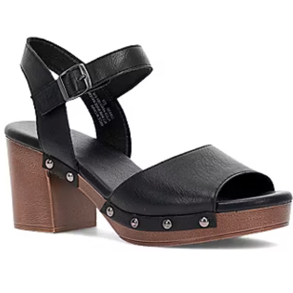 NIB Women's Size 9 M Frye & Co. Girard Black Sandals
